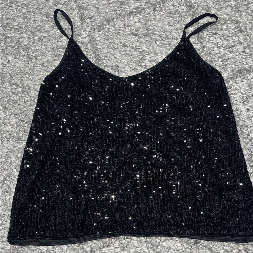 Express Midnight Sequin Camisole